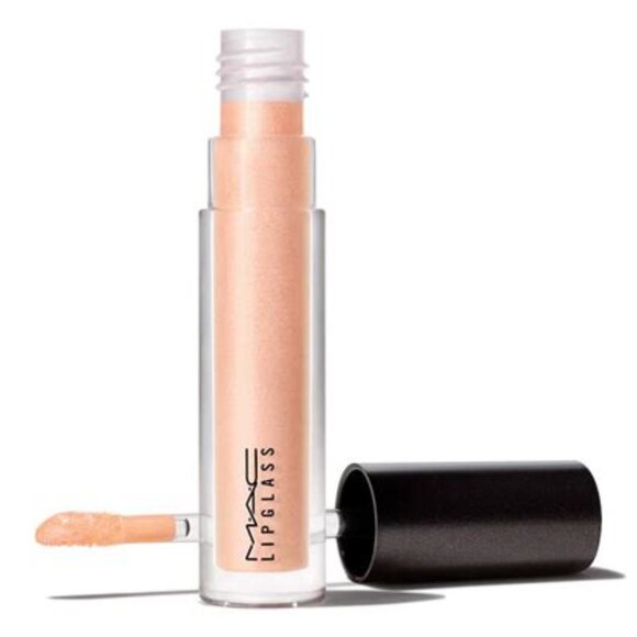 Last one! MAC VERY GO LIGHTLY lip gloss mini Lipglass new Rare - Picture 2 of 7